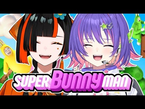 SUPER BUNNY MAN BUNNY GAME WITH HANABI-CHAN!!!! #VSPOEN #Riko Riko Solari