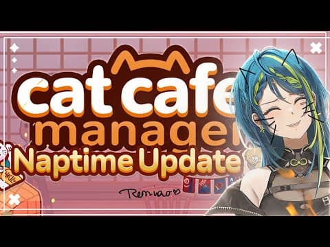 CAT CAFE MANAGER Fancy a cup of miao coffee? #VSPOEN #Remia AotsukiAotsuki