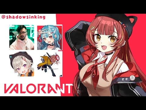 【Valorant】新ACTヴァロ！！！　w/らむち、ありさか３、めと、ノリアキ３【ぶいすぽ / 猫汰つな】