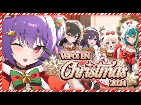 【VSPO! IN CHRISTMAS】Celebrate an early Christmas with us~!!🎅🎄🎁【#VSPOEN #Riko Riko SolariRiko Solari】