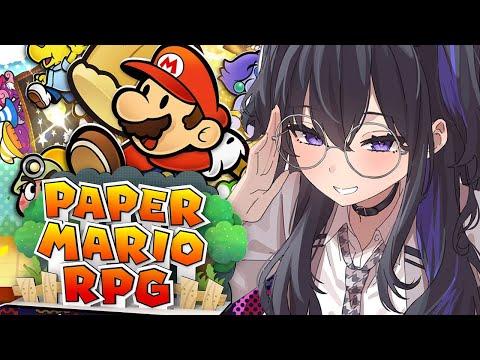 【Paper Mario RPG】I'm experiencing the world of Mario for the first timeーーーー!!!【Vspo/Uruha Ichinose】