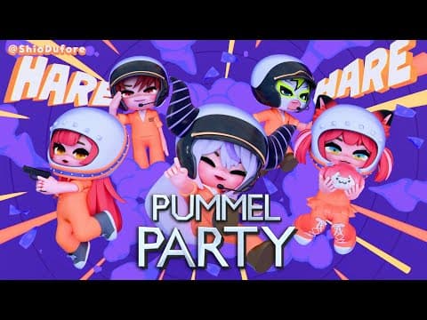 【pummel party】VCR corruption group second party ( •̀ ω •́ )✧【V-Spo / Tsuna Nekota】