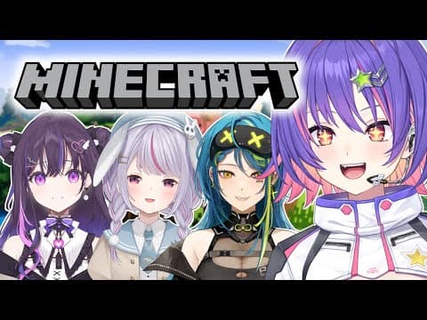 [MINECRAFT] Mimi senpai is our tour guide!!! Exploring the VSPO server together~ [#VSPOEN #Riko Riko SolariRiko Solari]