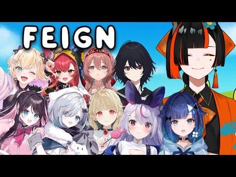 【Feign】傻瓜狼人！！！！在Vspo上！！！！！【 ぶいすぽっ！ ⁠/Choya Hanabi 】