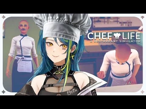 【CHEF LIFE: RESTAURANT SIM】Trying the (meat) balls!!【#VSPOEN #RemiaAotsuki】