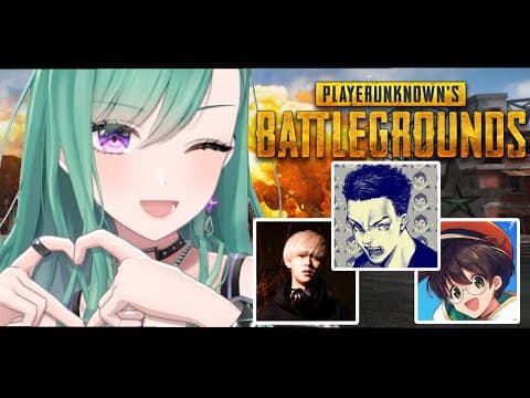 [PUBG] Late Night Full Party with light, Bodka, and Heshiko [Vspo/Beni Yakumo]