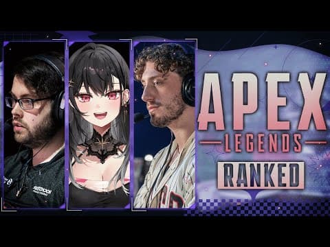 [APEX LEGENDS] Ranked With @NiceWigg & @oh_Nocturnal !! [#VSPOEN #Arya KurohaKuroha]