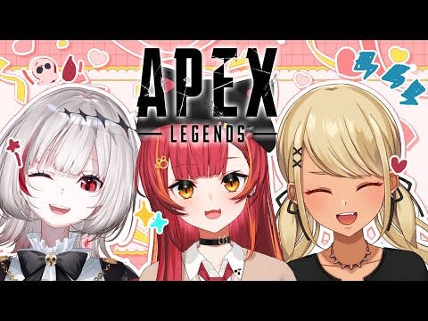 [APEX] Ranked with strong girls!! w/ Kyupi, dtto-chan [Vspo / Tsuna Nekota]