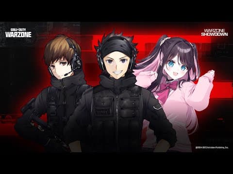 [Warzone Showdown] Going to complete a mission with Team Hase-shin!! With Hase-shin, GP [Vspo/Nazuna Kaga]