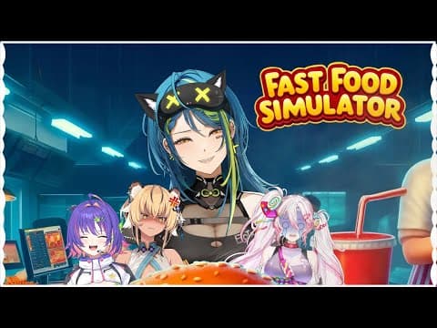 FAST FOOD SIMULATOR WHO'S THE IDIOT SANDWICH?! #VSPOEN #Remia AotsukiAotsuki